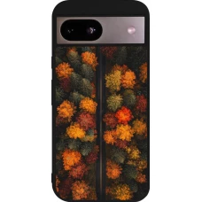 Coque Google Pixel 8a - Silicone rigide noir Autumn 26 Road in autumn