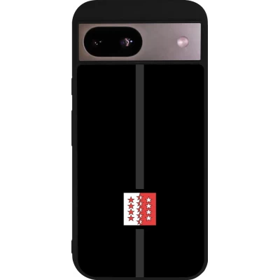 Coque Google Pixel 8a - Silicone rigide noir Canton VS noir