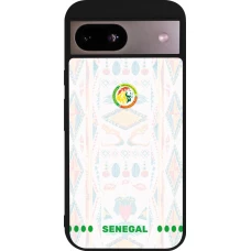 Google Pixel 8a Case Hülle - Silikon schwarz Senegal 2026 personalisierbares Fussballtrikot
