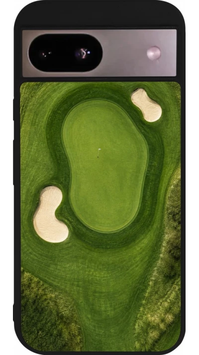 Coque Google Pixel 8a - Silicone rigide noir Sports 2026 Golf