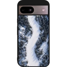 Coque Google Pixel 8a - Silicone rigide noir Sports 2026 Ski