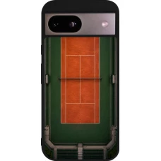 Coque Google Pixel 8a - Silicone rigide noir Sports 2026 Tennis