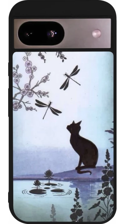 Google Pixel 8a Case Hülle - Silikon schwarz Spring 19 12