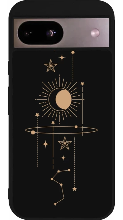 Google Pixel 8a Case Hülle - Silikon schwarz Spring 23 astro