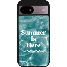 Coque Google Pixel 8a - Silicone rigide noir Summer 2025 Summer is here