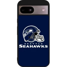 Coque Google Pixel 8a - Silicone rigide noir Super Bowl 26 Seattle 3