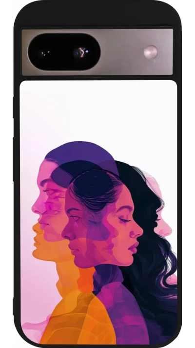 Coque Google Pixel 8a - Silicone rigide noir Womens day 2026 10