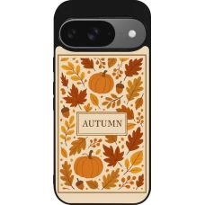Coque Google Pixel 9 / Pixel 9 Pro - Silicone rigide noir Autumn 26 Hello autumn