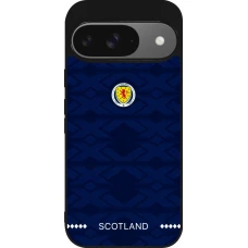 Google Pixel 9 / Pixel 9 Pro Case Hülle - Silikon schwarz Schottland 2026 personalisierbares Fussballtrikot