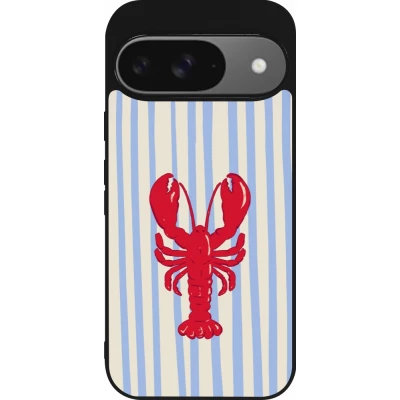Coque Google Pixel 9 / Pixel 9 Pro - Silicone rigide noir Red lobster 2026