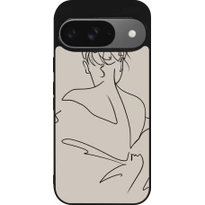 Google Pixel 9 / Pixel 9 Pro Case Hülle - Silikon schwarz Salnikova 05