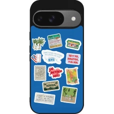 Google Pixel 9 / Pixel 9 Pro Case Hülle - Silikon schwarz Seals of the Dominican Republic DTMF