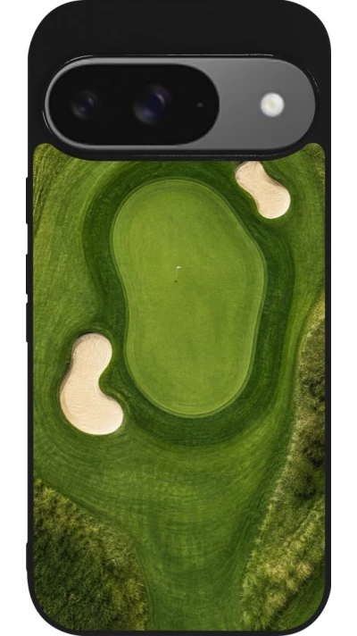 Coque Google Pixel 9 / Pixel 9 Pro - Silicone rigide noir Sports 2026 Golf