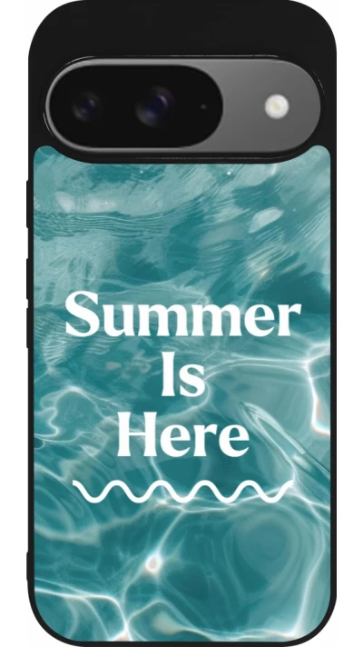Coque Google Pixel 9 / Pixel 9 Pro - Silicone rigide noir Summer 2025 Summer is here