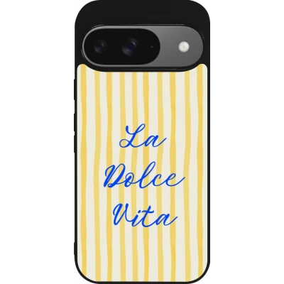 Coque Google Pixel 9 / Pixel 9 Pro - Silicone rigide noir The good life 2026