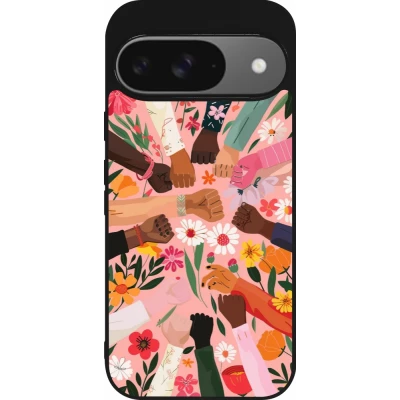 Coque Google Pixel 9 / Pixel 9 Pro - Silicone rigide noir Womens day 2026 8