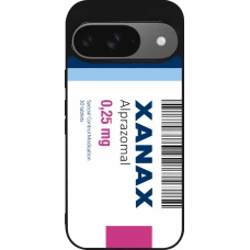 Coque Google Pixel 9 / Pixel 9 Pro - Silicone rigide noir Xanax Alprazolam 2025