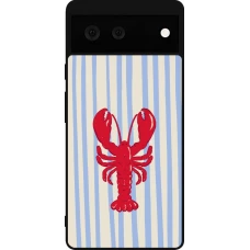 Google Pixel 6 Case Hülle - Silikon schwarz Red lobster 2026