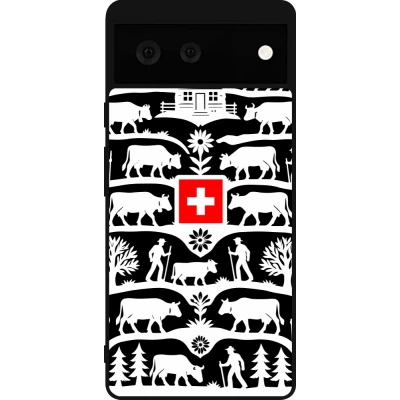 Google Pixel 6 Case Hülle - Silikon schwarz Poya Schweiz 3 schwarz