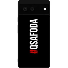 Google Pixel 6 Case Hülle - Silikon schwarz Qsafoda 1