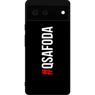 Google Pixel 6 Case Hülle - Silikon schwarz Qsafoda 1