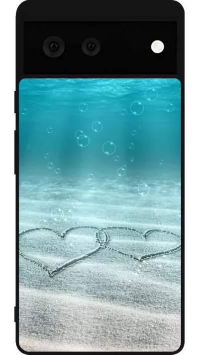 Coque Google Pixel 6 - Silicone rigide noir Summer 18 19