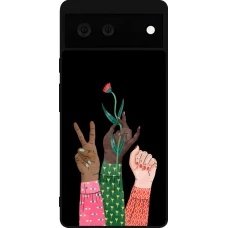 Google Pixel 6 Case Hülle - Silikon schwarz Womens day 2026 2