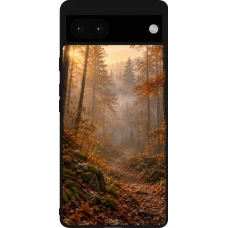 Google Pixel 6a Case Hülle - Silikon schwarz Autumn 26 Autumn walk