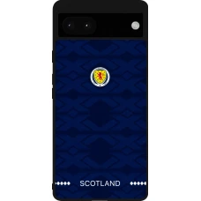 Google Pixel 6a Case Hülle - Silikon schwarz Schottland 2026 personalisierbares Fussballtrikot