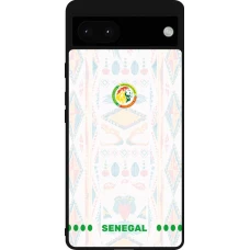 Google Pixel 6a Case Hülle - Silikon schwarz Senegal 2026 personalisierbares Fussballtrikot