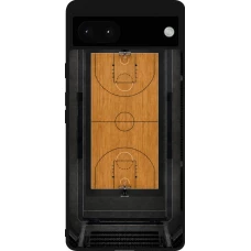 Google Pixel 6a Case Hülle - Silikon schwarz Sports 2026 Basketball
