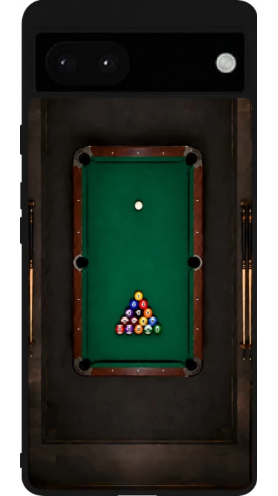 Google Pixel 6a Case Hülle - Silikon schwarz Sports 2026 Billard
