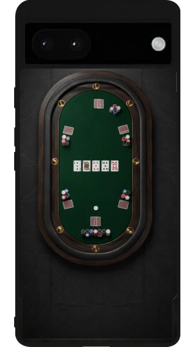 Google Pixel 6a Case Hülle - Silikon schwarz Sports 2026 Poker