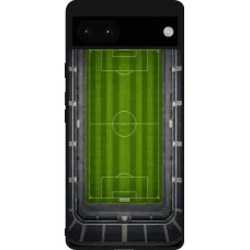 Google Pixel 6a Case Hülle - Silikon schwarz Sports 2026 Soccer