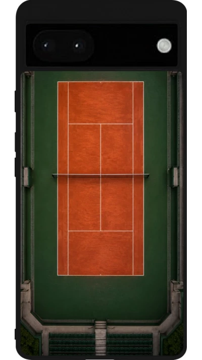 Google Pixel 6a Case Hülle - Silikon schwarz Sports 2026 Tennis