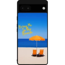 Google Pixel 6a Case Hülle - Silikon schwarz Summer 2025 Bring me to the beach