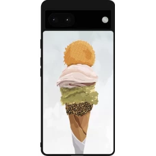 Google Pixel 6a Case Hülle - Silikon schwarz Summer 2025 Cornet