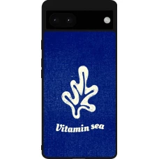 Google Pixel 6a Case Hülle - Silikon schwarz Vitamin sea Summer 2026