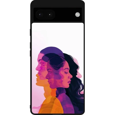 Coque Google Pixel 6a - Silicone rigide noir Womens day 2026 10