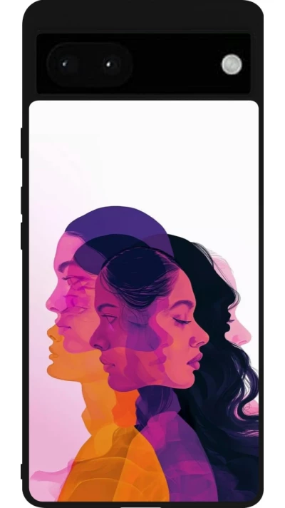 Coque Google Pixel 6a - Silicone rigide noir Womens day 2026 10