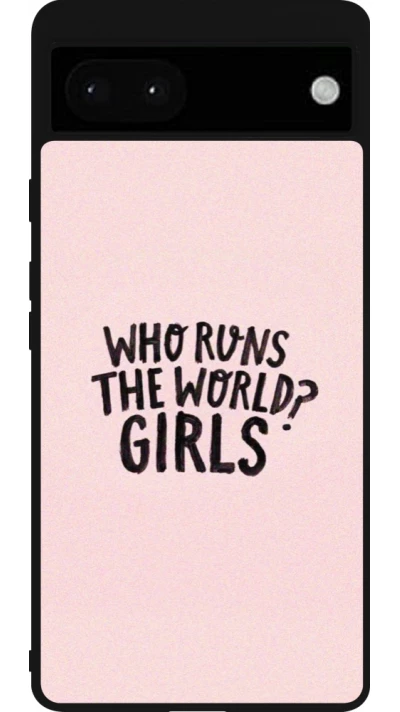 Coque Google Pixel 6a - Silicone rigide noir Womens day 2026 3