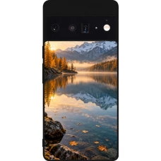 Google Pixel 6 Pro Case Hülle - Silikon schwarz Autumn 26 Autumn lake