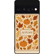 Coque Google Pixel 6 Pro - Silicone rigide noir Autumn 26 Hello autumn