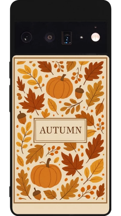 Coque Google Pixel 6 Pro - Silicone rigide noir Autumn 26 Hello autumn