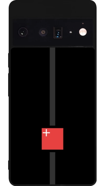 Google Pixel 6 Pro Case Hülle - Silikon schwarz Kanton SZ schwarz
