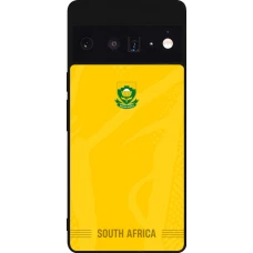 Google Pixel 6 Pro Case Hülle - Silikon schwarz Südafrika 2026 personalisierbares Fussballtrikot