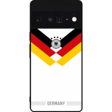 Google Pixel 6 Pro Case Hülle - Silikon schwarz Deutschland 2026 personalisierbares Fussballtrikot