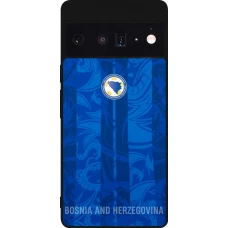 Google Pixel 6 Pro Case Hülle - Silikon schwarz Bosnien und Herzegowina 2026 personalisierbares Fussballtrikot