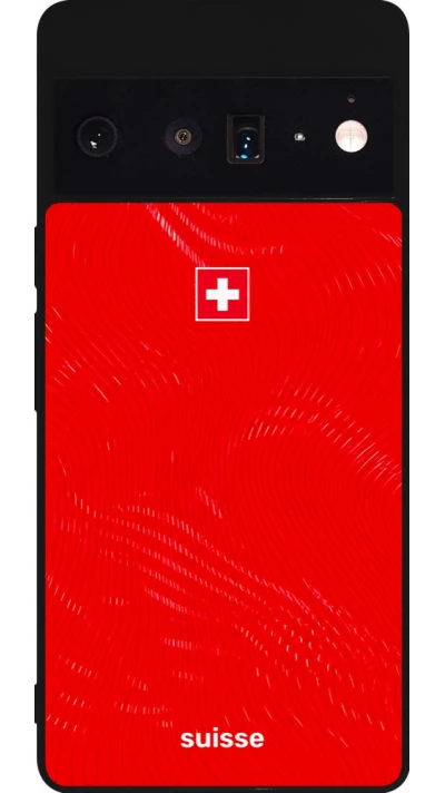 Google Pixel 6 Pro Case Hülle - Silikon schwarz Schweiz 2026 personalisierbares Fussballtrikot