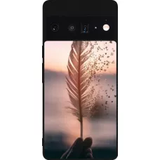Google Pixel 6 Pro Case Hülle - Silikon schwarz Hello September 11 19